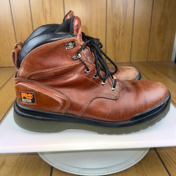 Timberland PRO Series Men's Insulated Work Boots Size 11M Brown Leather - Picture 1 of 16